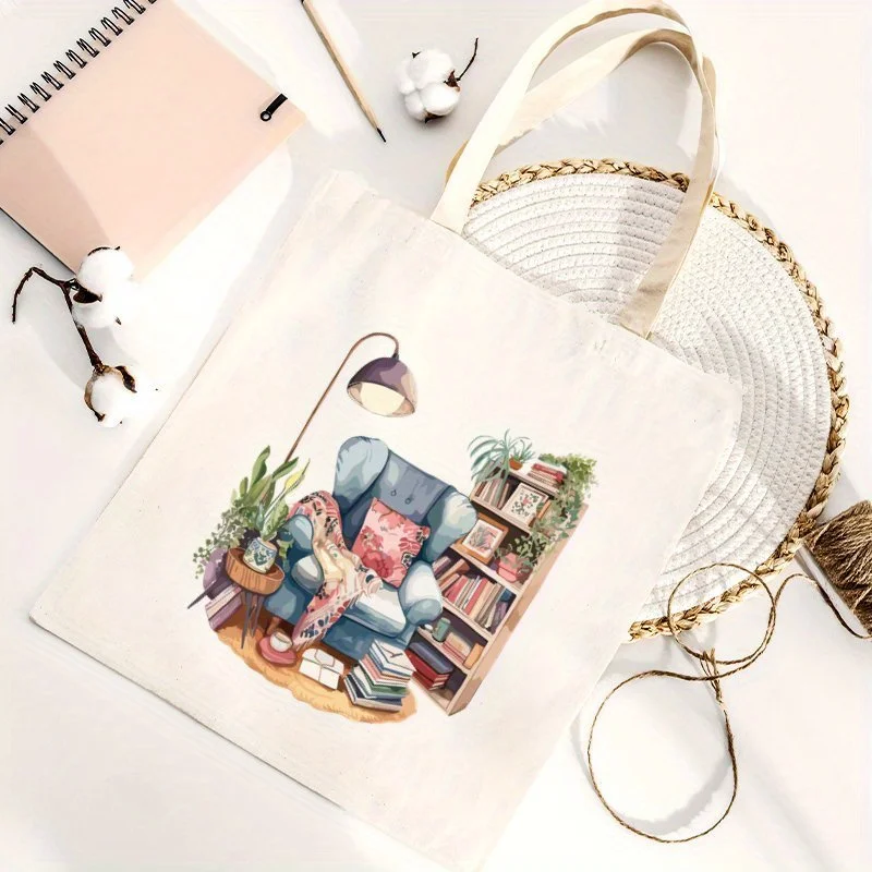 The Multicolored Appearance Is a Normal Manufacturing Phenomenon, Not a Defect. Aesthetics Bookstore Tote Bag, Designed for a Ne