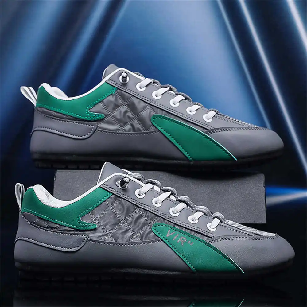 No se desliza, zapatos ligeros y transpirables para hombre, zapatillas deportivas tejidas, zapatillas deportivas naranjas, costura Industrial, Top de lujo