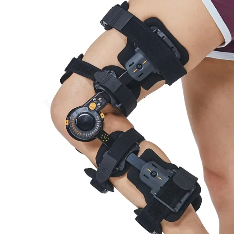 Adjustable hinge knee brace support equipment