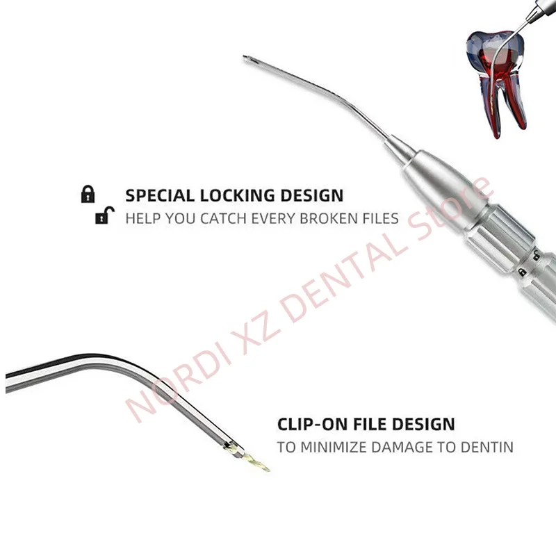 Dental Endodontic Root Canal File Extractor Set Endo Broken Files Removal Instrument Dentist Broken File Remover Tool for Clinic