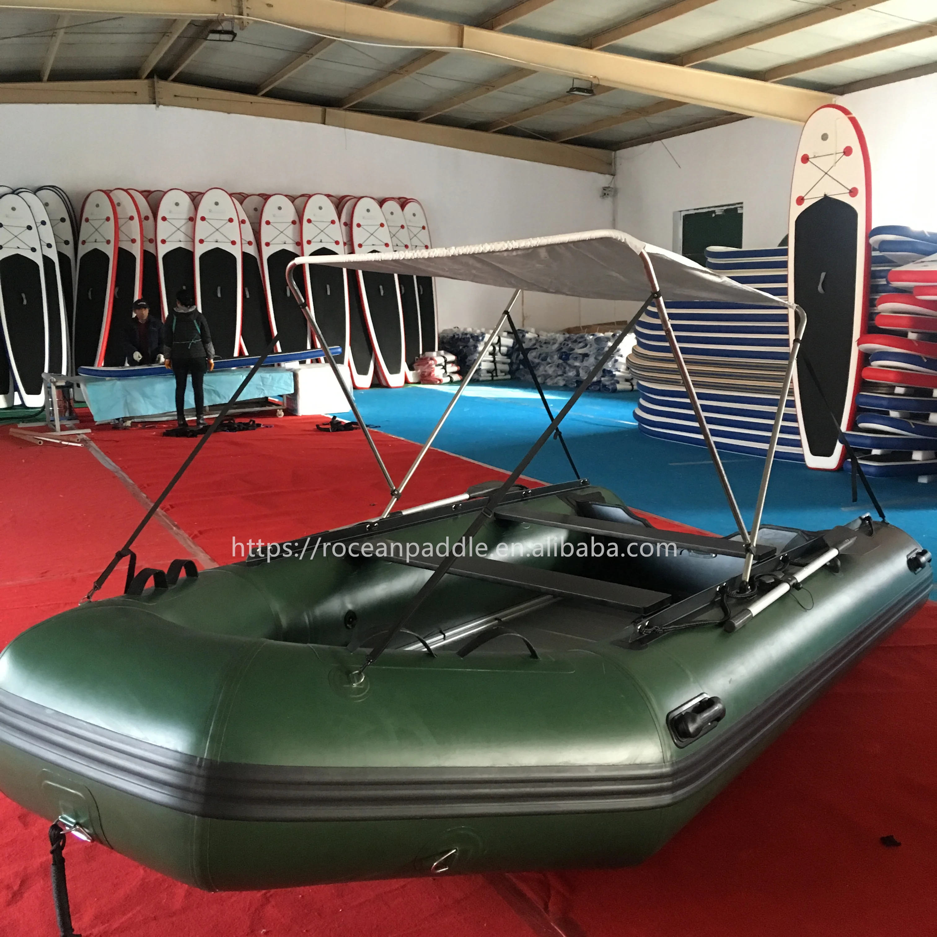 قارب مطاطي من Highfield قارب صيد صغير قارب بولي كلوريد الفينيل قابل للنفخ