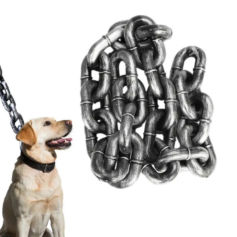 Dog Leashes 2M Simulation Plastic Large Dog Rope Puppy Chain Funny Puppy House Lines Pet Dog Leashes Shock-Absorbing Dog