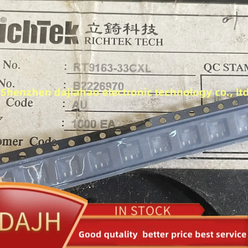 10 قطعة/الوحدة RT9163-33CXL RT9163 SOT-89 IC رقائق في الأوراق المالية