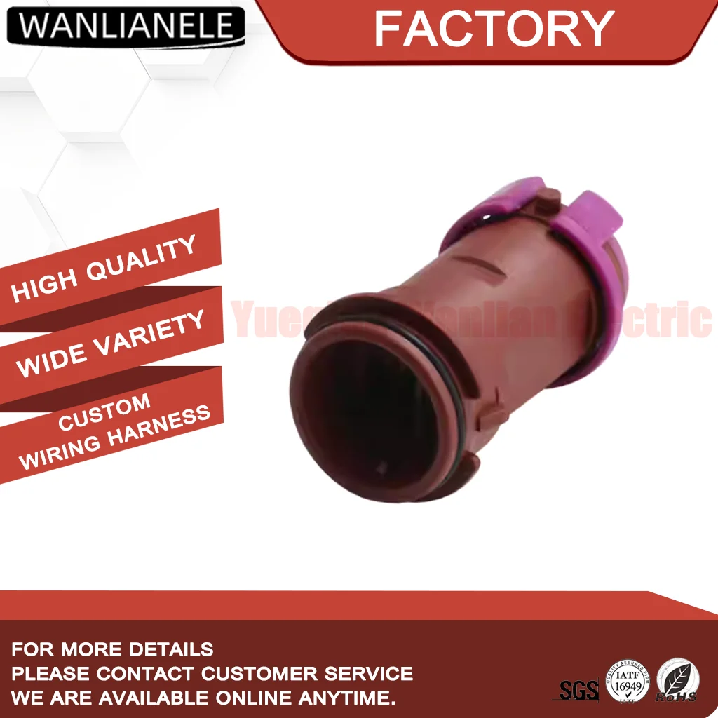 50 Sets 813972928 3 Pin Flat Contact Housing with Locking Mechanism 6.3mm Fit Audi VW Interior Harness
