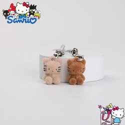 Sanrio Hello Kitty Kawaii Mini bambola di peluche catena per telefono cartone animato CD catena decorativa zaino per ragazza ciondolo carino accessori regali