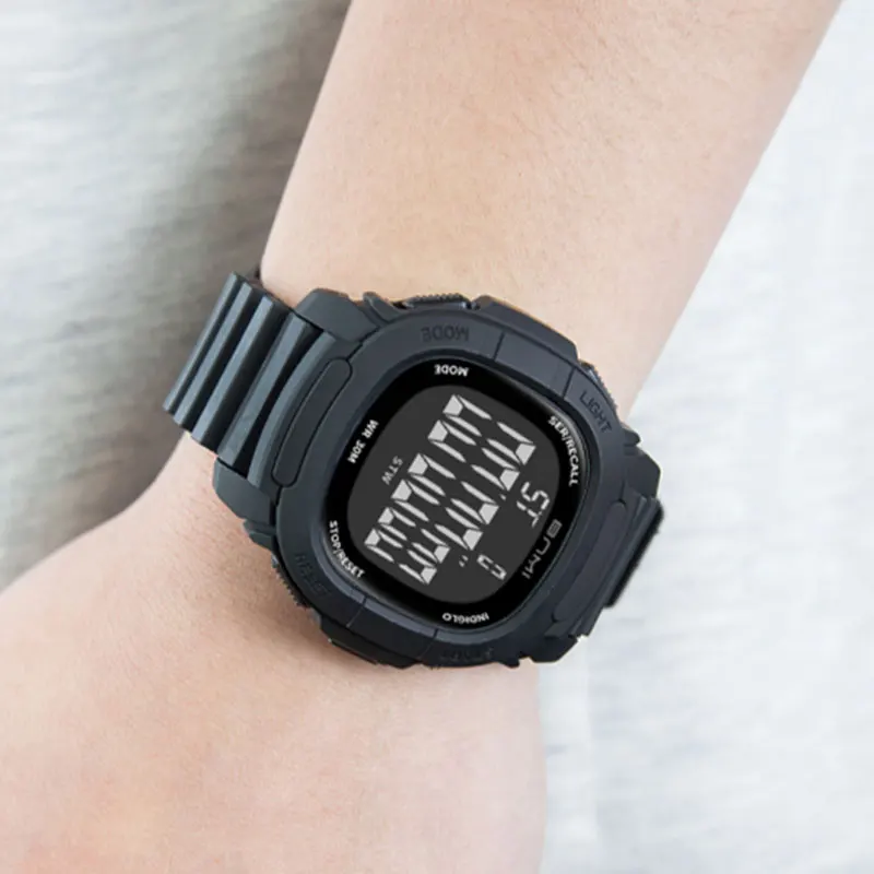 

Новые модные мужские спортивные ЖК-цифровые часы, роскошные уличные водонепроницаемые военные светящиеся электронные часы для мужчин