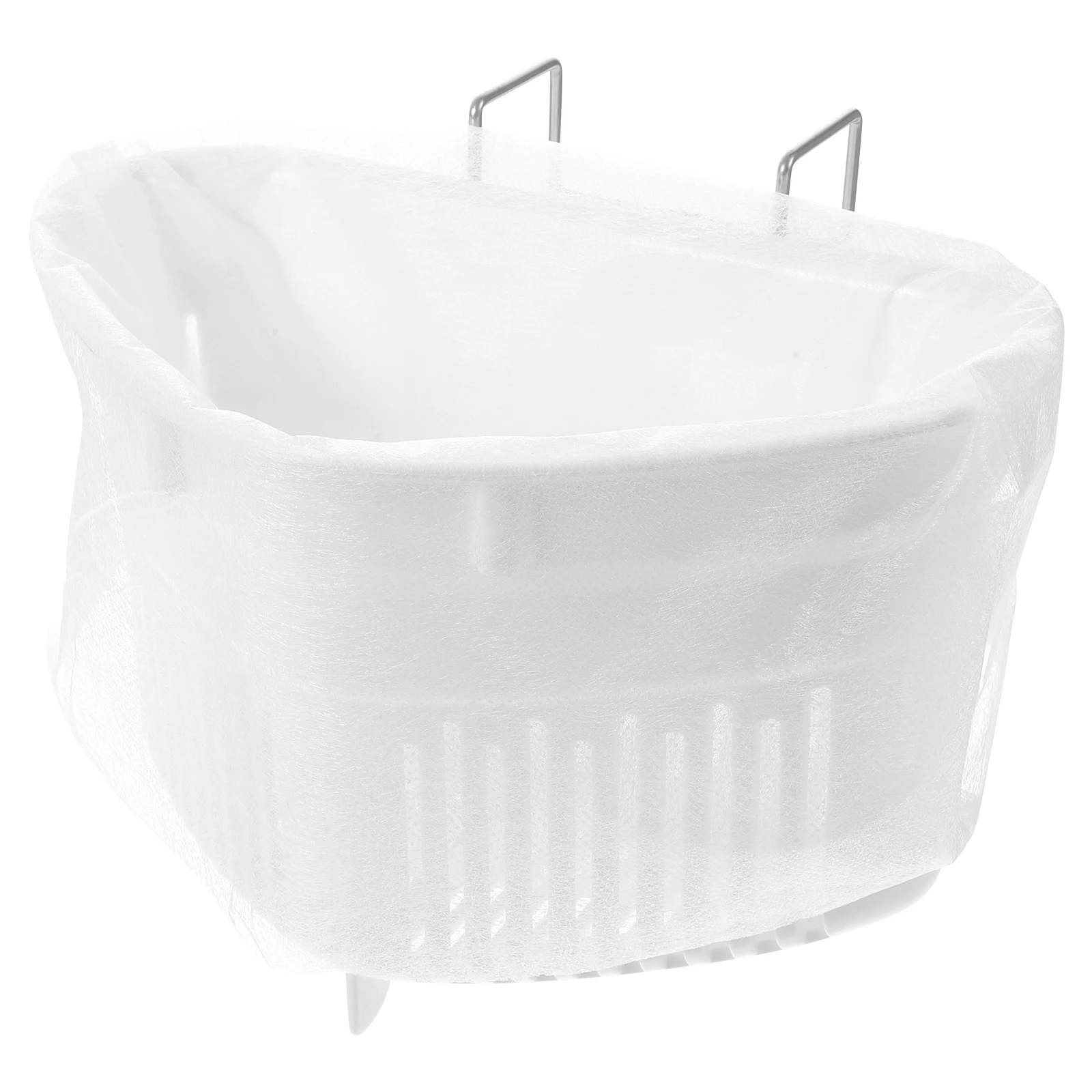 

Drain Basket Filter Bag Sink Strainer Food Catcher Kitchen Mesh Stainless Steel Large Opening Waste Storage Easy Replacement