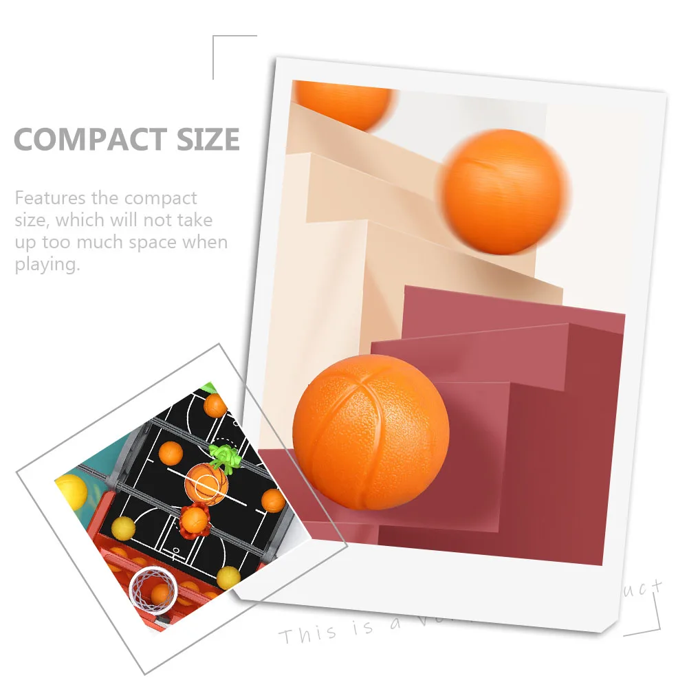 

1Set Desktop Double Basketball Game Durable ABS Material Parent-Child Interactive Board Game Hand-Eye Coordination Development