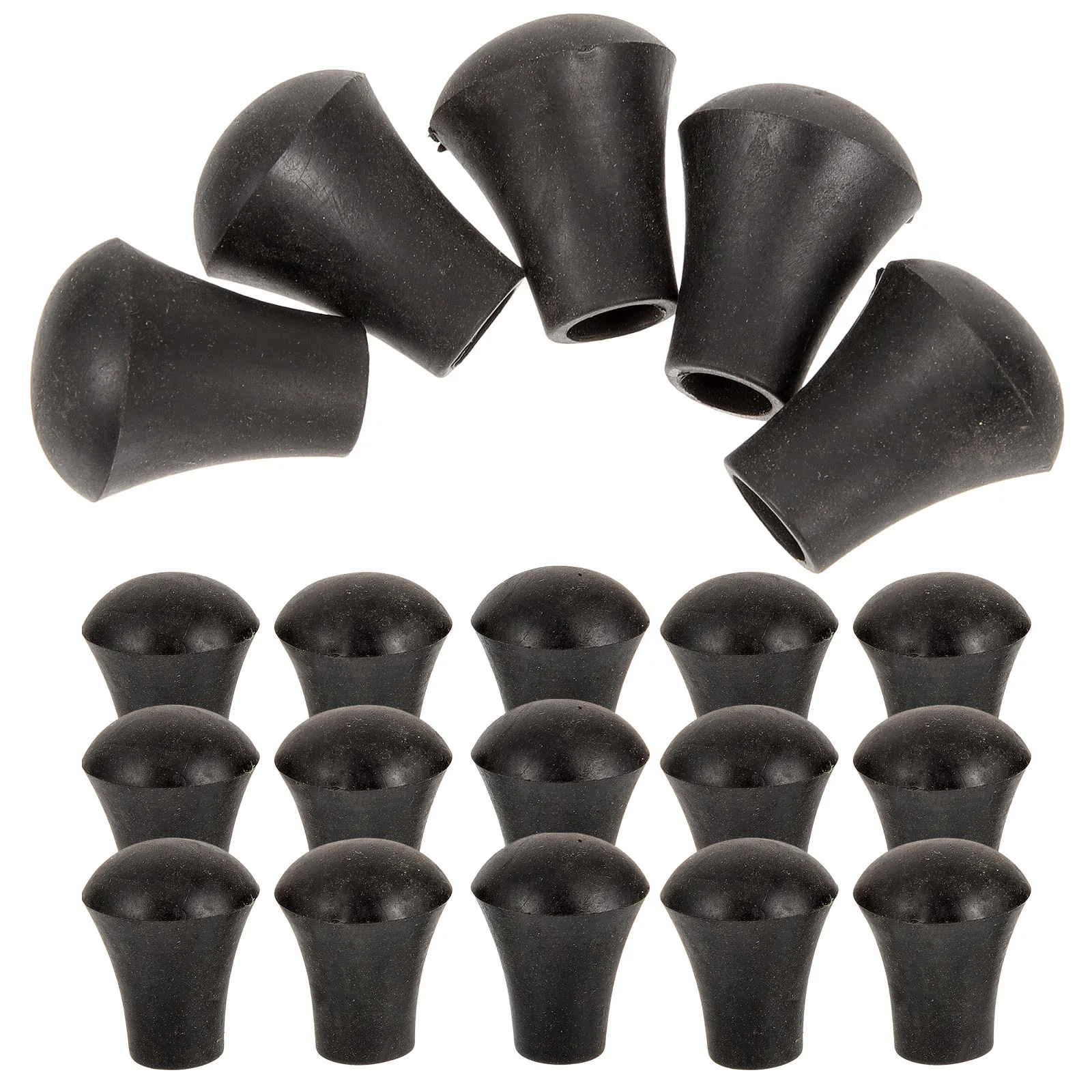 

20 Pcs Drum Kit Accessories Bass Rubber Sleeves Replacement St Feet Black Non slip Sturdy Durable Easy Install Suitable Drums