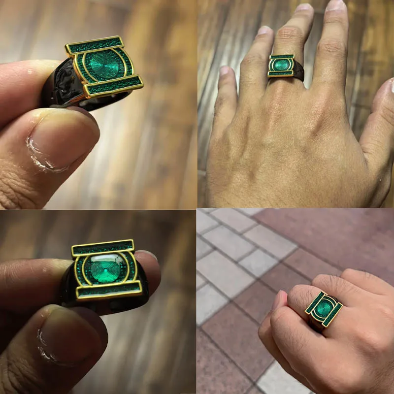 2026 NEUER Green Lantern Corps Ring John Stewart Ring Cosplay-Requisiten Spielzeug-Zubehör Sammlerstück Fan-Geschenk