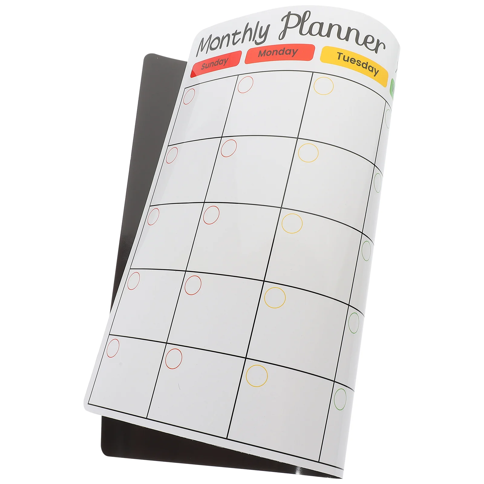 Calendrier effaçable à sec pour réfrigérateur, tableau blanc sanglier, calendrier de planification indispensable pour la cuisine