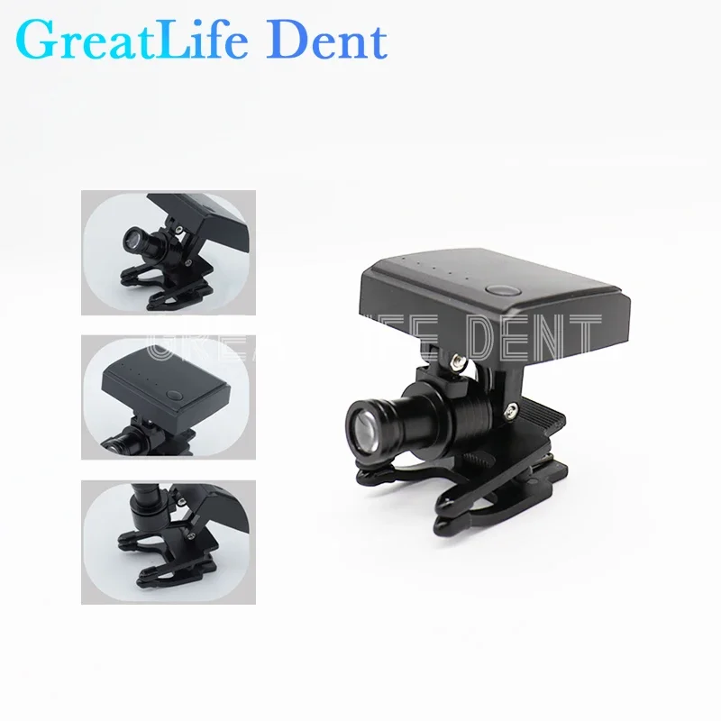 GreatLife Dent 2.5X 3.5X FD-501G KWS Dentisit Surgical Headlight Surgery Medical Frame Dental Magnifier Galileo Binocular Loupes