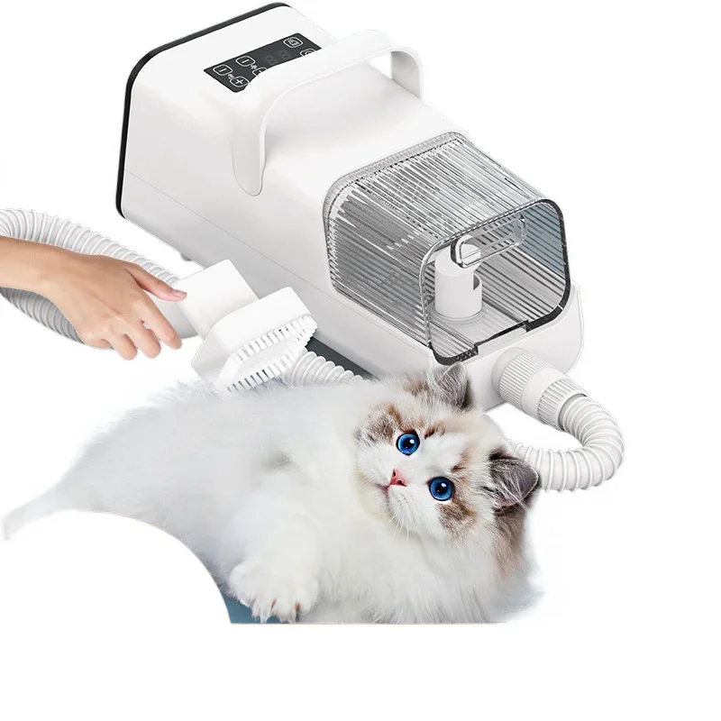 Household pet hair dryer, hair drying, combing, removing floating hair, shearing, and thinning electric all-in-one machine