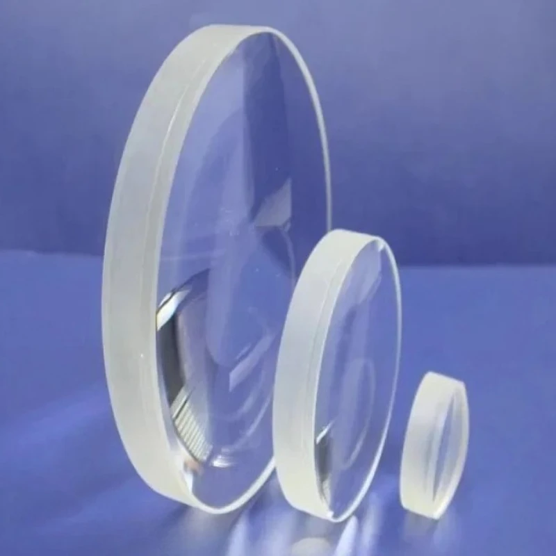 1PCS K9 Material Plano-convex Lens Diameter 50.8mm Focal Length F75/100/125/150/175/200/250/300/500/50.8mm Lenses