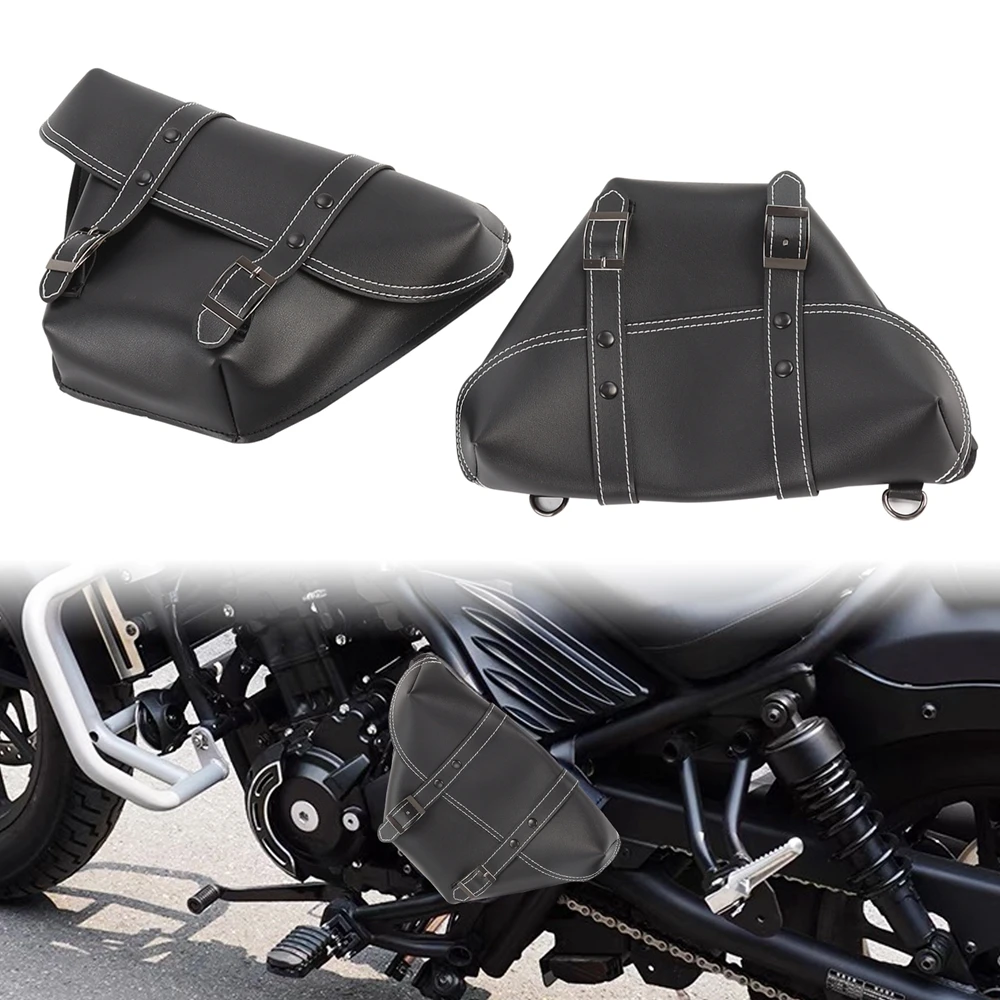 

Left&Right Fairing Black Saddle Bags For Honda 2017-2022 Rebel CMX 300 500&ABS Models