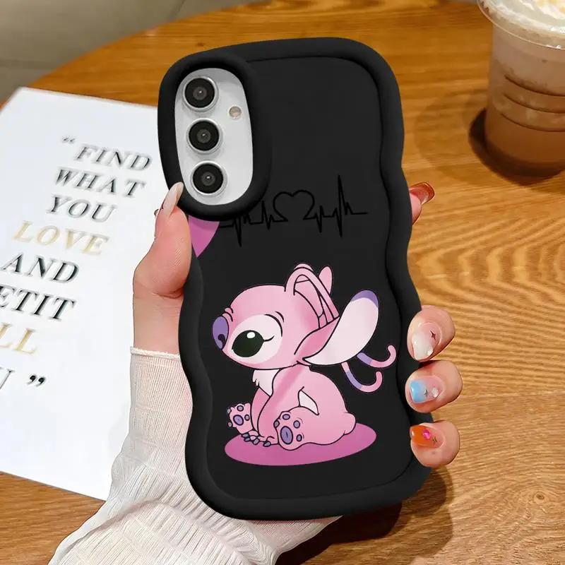 Disney Stitch phone Case for Galaxy A20 A30s A50s A02s A03 Core A04e A05 A11 A12 14 15 4G 5G A13 4G A21s A51 4G