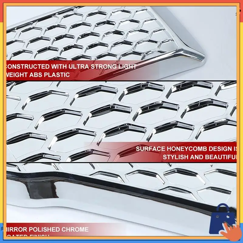

Upgraded Front Bottom Bumper Moulding Chrome Cover Trims Kit For Ford F150 F-150 2015 2016 2017 2018 2019 2020 2021 Accessories