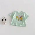 green t-shirt