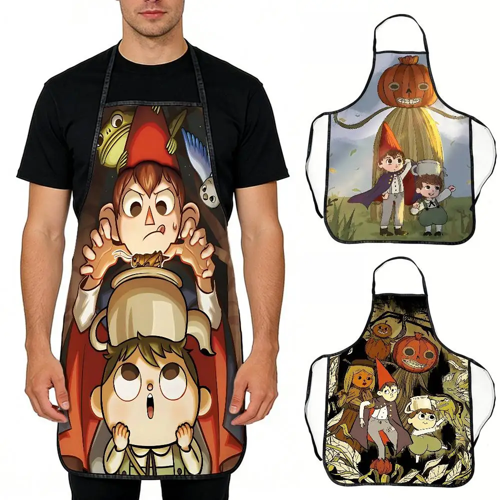 

Фартук-нагрудник в стиле аниме O-Over The G-Garden W-Wall для поваров и официантов, для уборки дома, приготовления пищи, выпечки, садоводства, а также как одежда