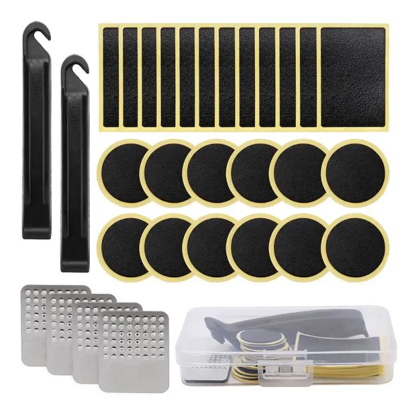 1~5PCS Flat Tire Repair Tool Kit Inner Tube Patching Tyre Filler Glue Set Bike Cycling Inner Tube Puncture Patches