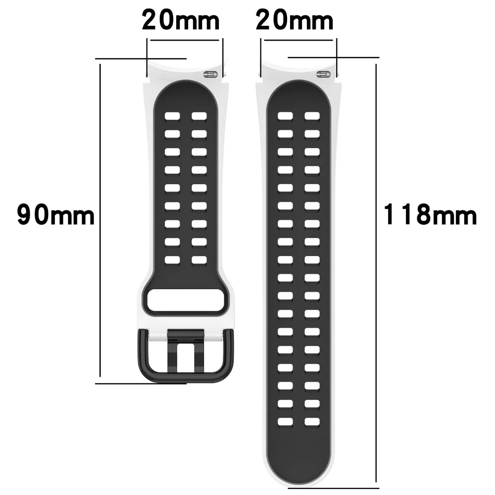 Silicone Strap for Samsung Galaxy Watch 4/5/6/7 44mm 40mm/Classic 47mm 43mm 46 42mm Bracelet Belt Samsung Watch 5 Pro 45mm Strap
