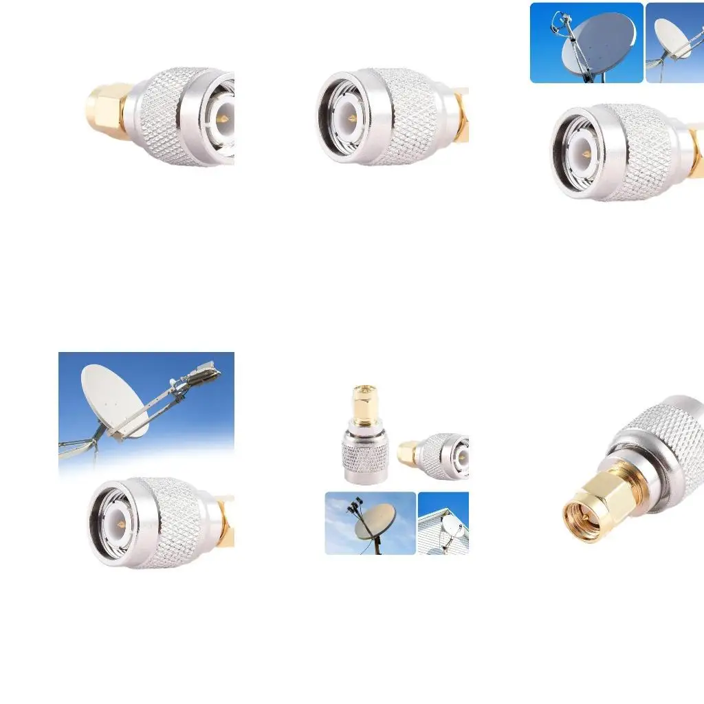 

R53C Quality Copper TNC SMA Adapter for Signal Conversion Universal TNC SMA Male Female Connectors For Electronics