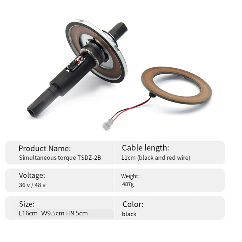 

A51Q-Ebike Датчик крутящего момента для 36 В/48 В TSDZ2 Tongsheng Mid Dirver Motor Электрический велосипедный датчик крутящего момента