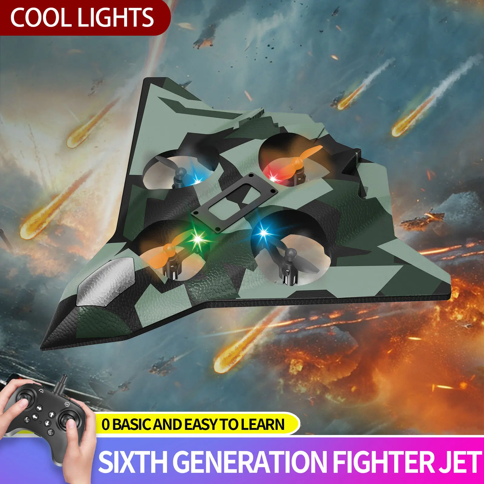 

Remote control foam aircraft model toy aircraft remote control aircraft fall proof four axis UAV glider birthday gift