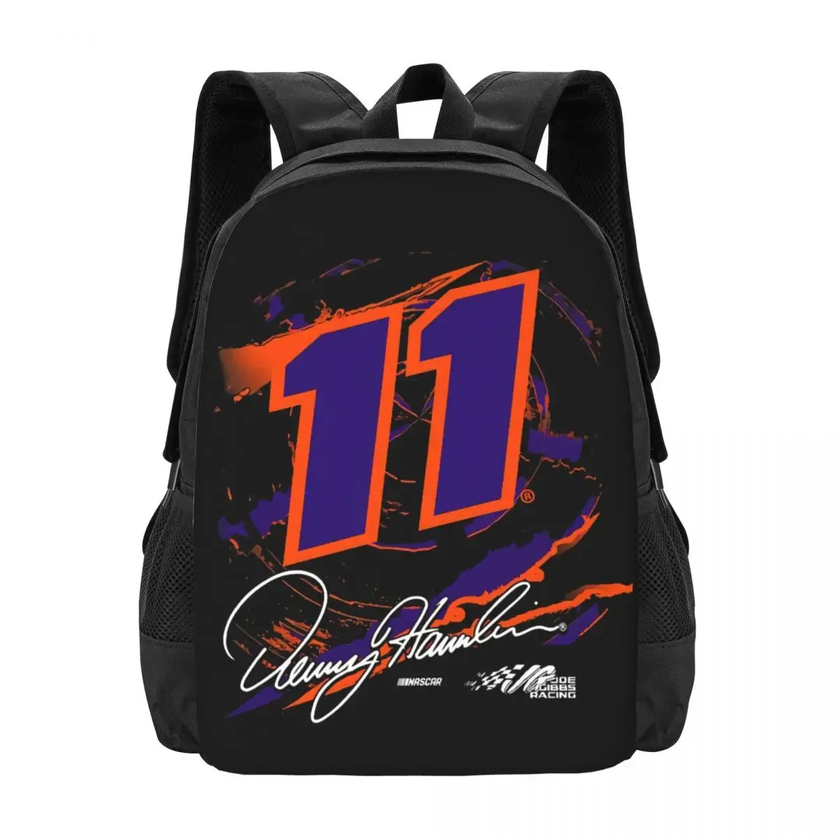 Denny Hamlin 11 Travel Laptop Backpack, Business College School Computer Bag Gift for Men & Women