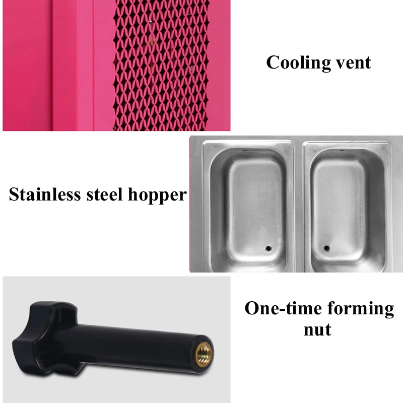 Professional Single Flavor Soft Serve Ice Cream Machine for Small Batches for Homemade Fruit and Milk Ice Cream