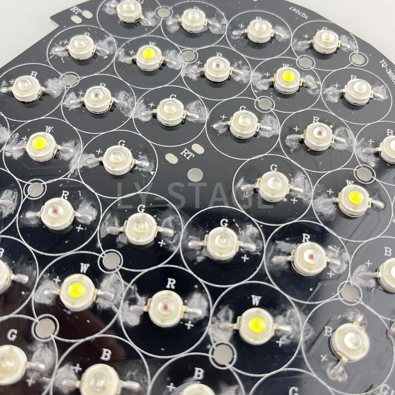 RGBW Single Color LED Light Panels 154mm X 154mm 36x3W Moving Head Light Special Accessories for Stage Lighting