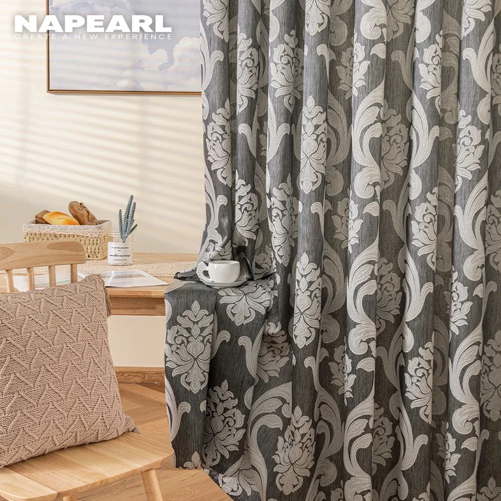 Semi Blackout Curtains Modern Curtains For Bedroom Kitchen Gray Thick For Living Room Custom Made Curtains Window Decoration