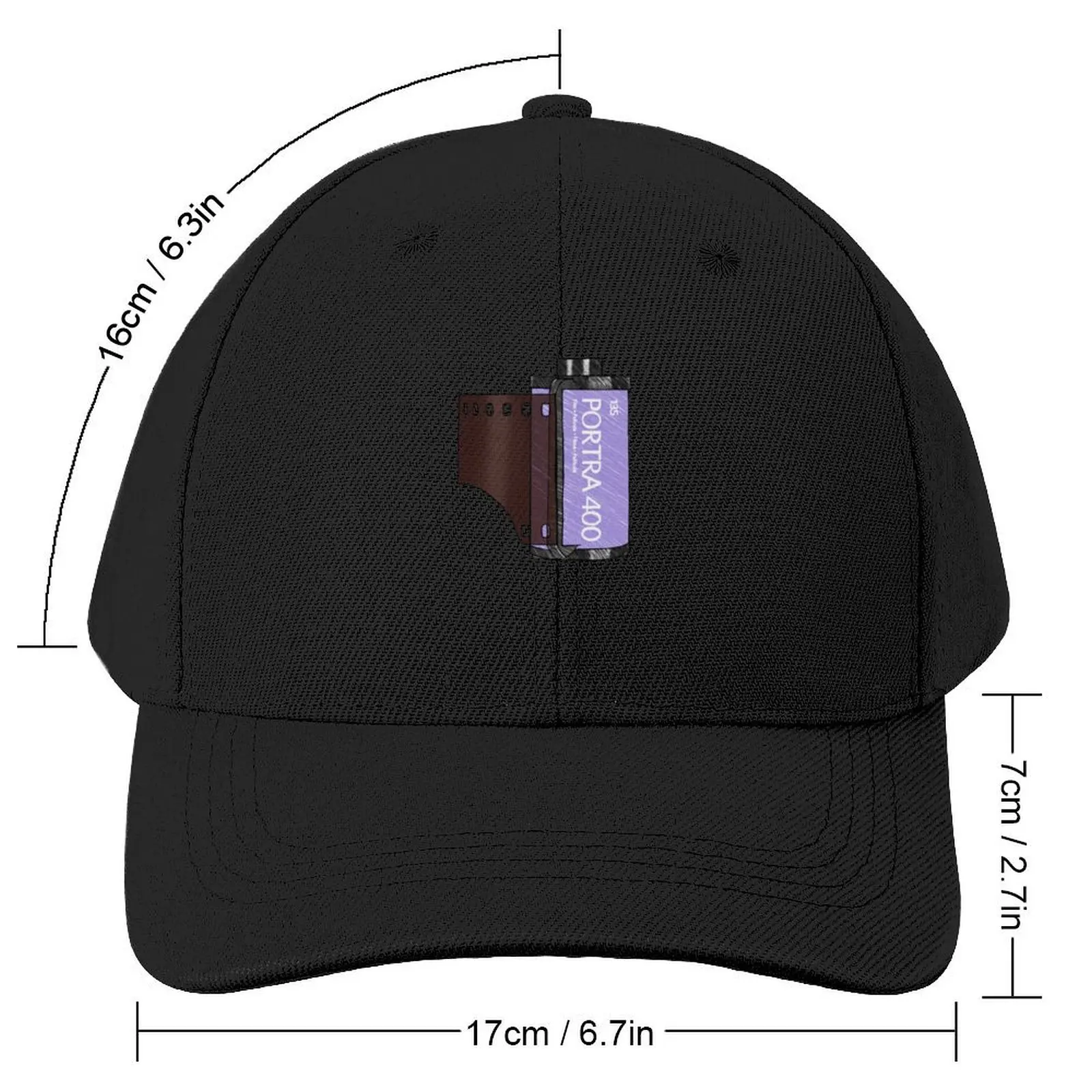 Portra 400 Film Roll Baseball Cap derby hat Hat Man Luxury summer hat Men Golf Wear Women's