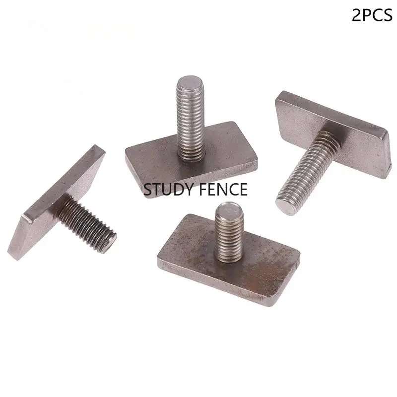 2 pçs de aço inoxidável 304 parafuso t 16mm/27mm piso rinoceronte thule yakima pro rola telhado rack toldo acessórios m8 m6