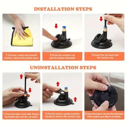 Juguete interactivo para gatos varita con campana y plumas con ventosa