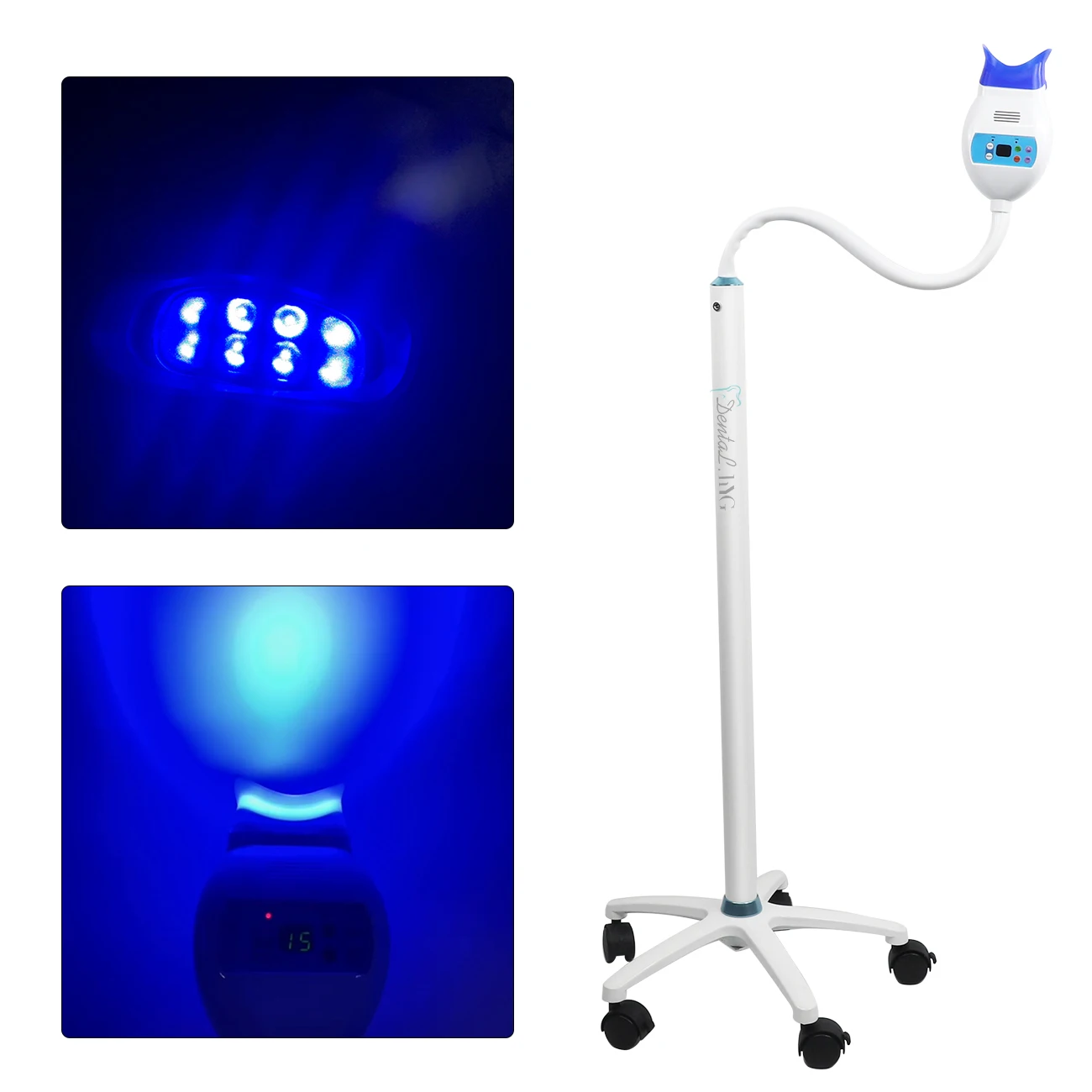 High Quality Dental Portable Teeth Whitening Lamp Accelerator Cold Light Device Bleaching Machine 8Pcs Led Dentistry Equipment