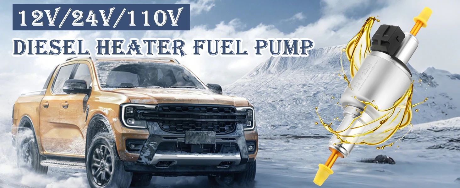 Diesel-Heizungspumpe 12V/24V 22ML Leise Elektrische Ölpumpe für Webasto Eberspacher 2KW 5KW 8KW Luftheizung – Detail 2