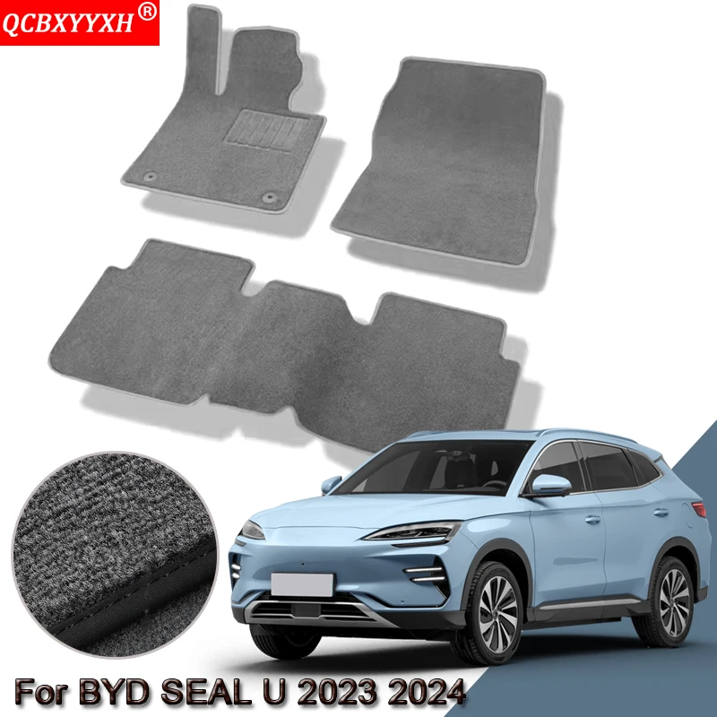 

Custom Car Floor Mats For BYD SEAL U 2023 2024 Waterproof Non-Slip Floor Mats Internal Protection Carpets Rugs Auto Accessory