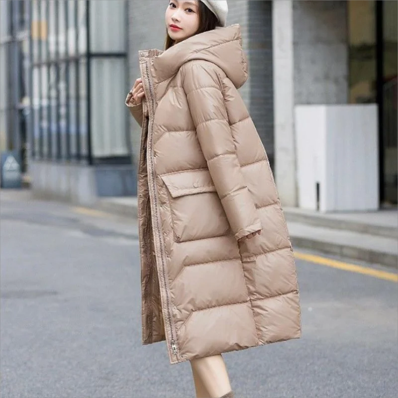 Thickened Cotton Jacket Bread Jacket Down Cotton Jacket Women's Loose New Winter Jacket Medium Length Cotton Jacket