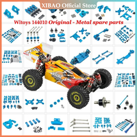 Wltoys 144001 144002 144010 124017 124019 Metal Upgrades Parts Modification Kits Swing Arm Shock Absorber Set RC Car Accessories