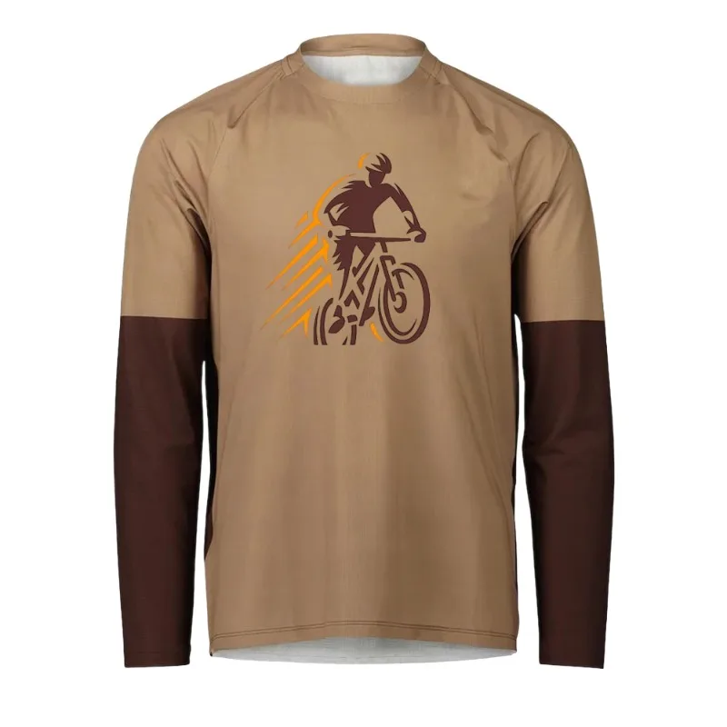 

Мужской внедорожный мотоциклетный трикотаж BMX Enduro MX Downhill Mtb Джерси Быстросохнущий трикотаж для горного велосипеда DH CYCLING Рубашка с принтом