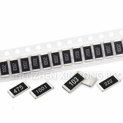 

50PCS/LOT 2512 SMD Chip Resistor 5% 0R-1M R001 R010 R100 R020 1R 10R 100R 1K 10K 100K 1M ohm