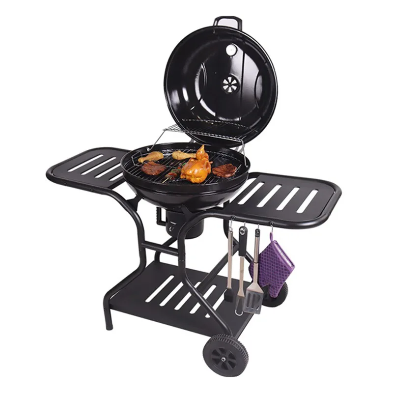 

Multifunctional Round Grill Braised Apple Grill Outdoor with Thermometer