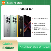 POCO X7 5G Global Version NFC Smartphone Dimensionality 7300-Ultra 6.67 1.5K AMOLED Curved Display 45W Turbo Charging