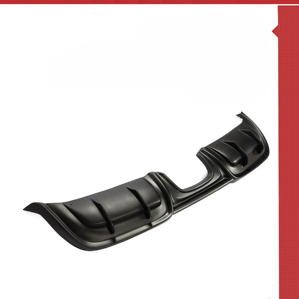For Porsche 718 Boxster Cayman Spyder Matte Carbon Rear Lip Bumper Diffuser Spoiler Car Accessories
