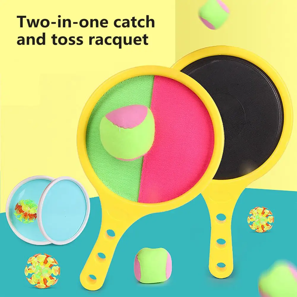 Playtime Toys Outdoor Catch Games Safe Sticky Target Ball Toy Set for Kids Kindergarten Fun Parent-child Interaction