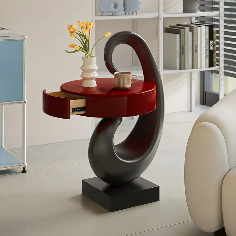 Swan side few living room sofa side bedroom bedside table 2026 new modern creative corner few