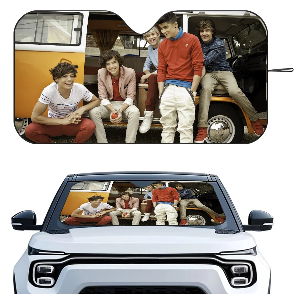 

O-One D-Direction Driving Car Sunshade Curtains Heat-insulating Aluminum Suction Cup Blocks UV Rays Car Sun Visor Protector