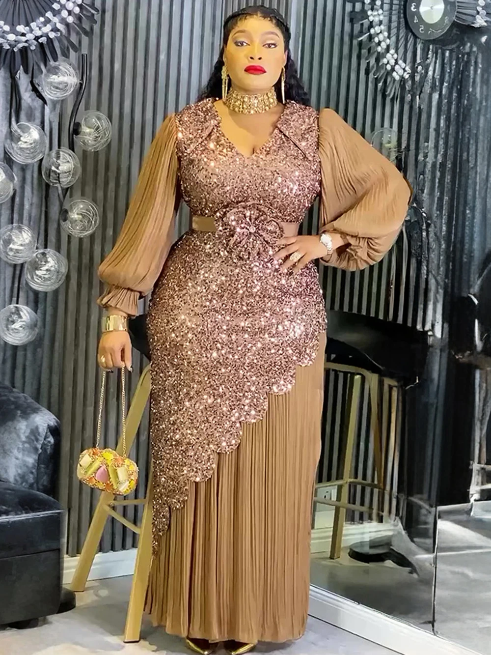 #84 Discounted Womens Sequin Party Dress Worth Buying