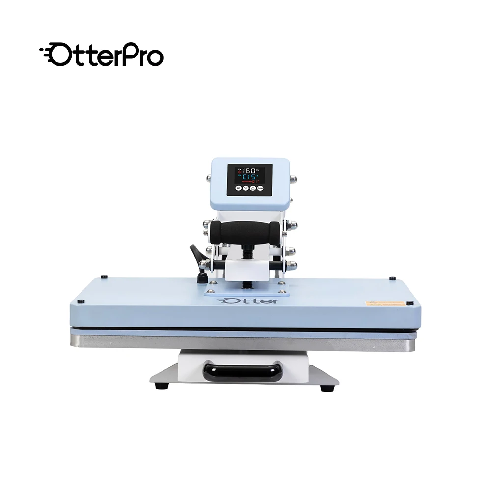 OtterPro DTF Pressa di calore a conchiglia di grandi dimensioni 40x60 cm Macchina per trasferimento di stampa digitale con cassetto